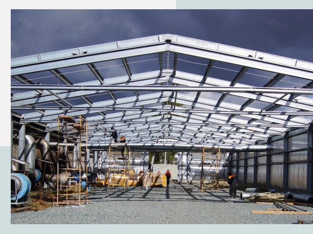 Промышленные объекты в прохладном