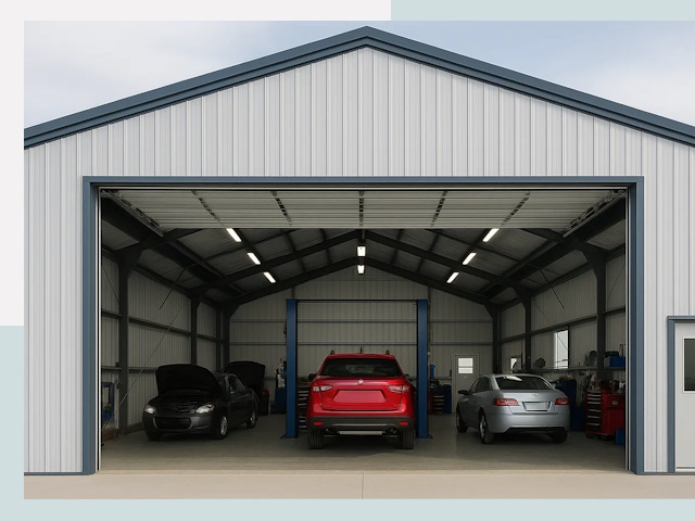 Ангары из сэндвич панелей от 650 руб. в Прохладный