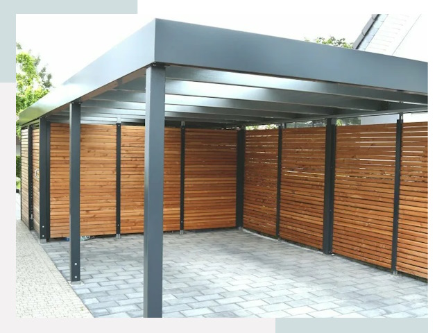 Навесы для парковки в прохладном