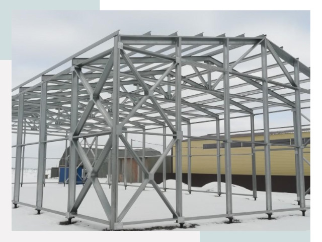 Каркасные ангары в прохладном