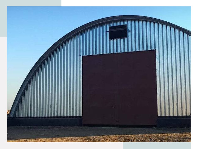 Бескаркасные ангары в прохладном