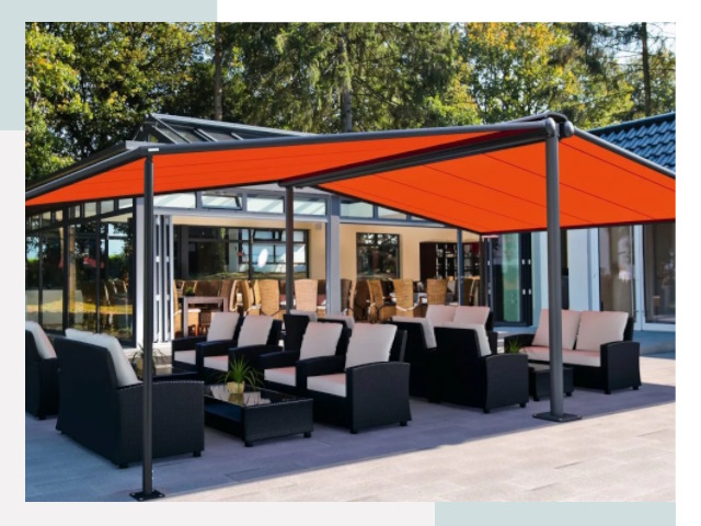 Навесы для кафе и ресторанов в прохладном
