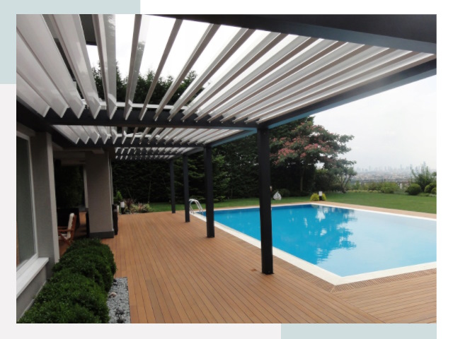 Перголы в прохладном