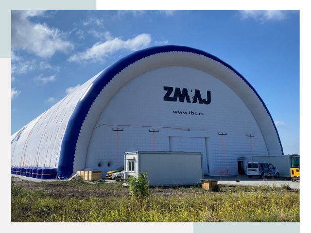 Брендирование ангаров в прохладном