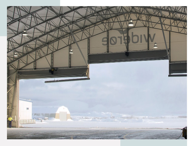 Ворота для ангаров в прохладном