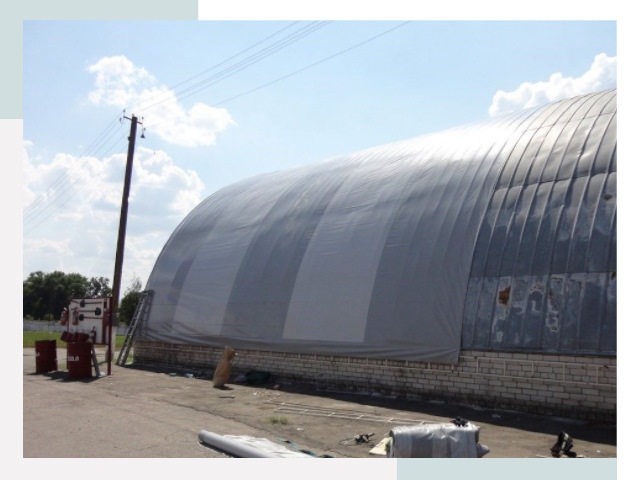 Ремонт ангаров в прохладном