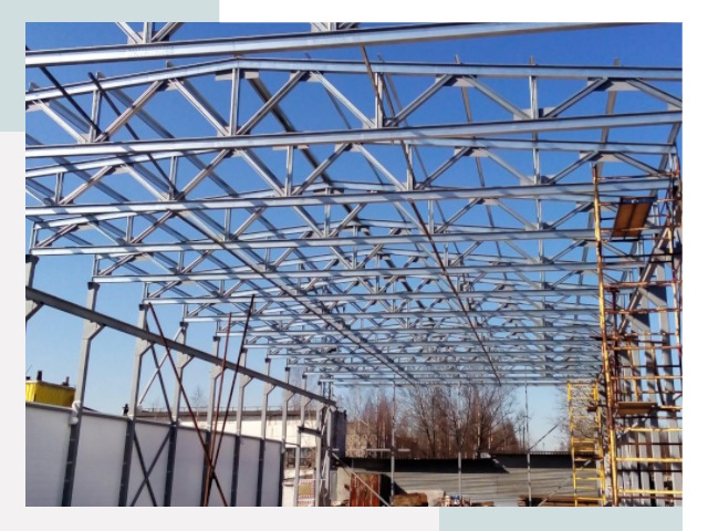 Металлокаркасы для складов в прохладном